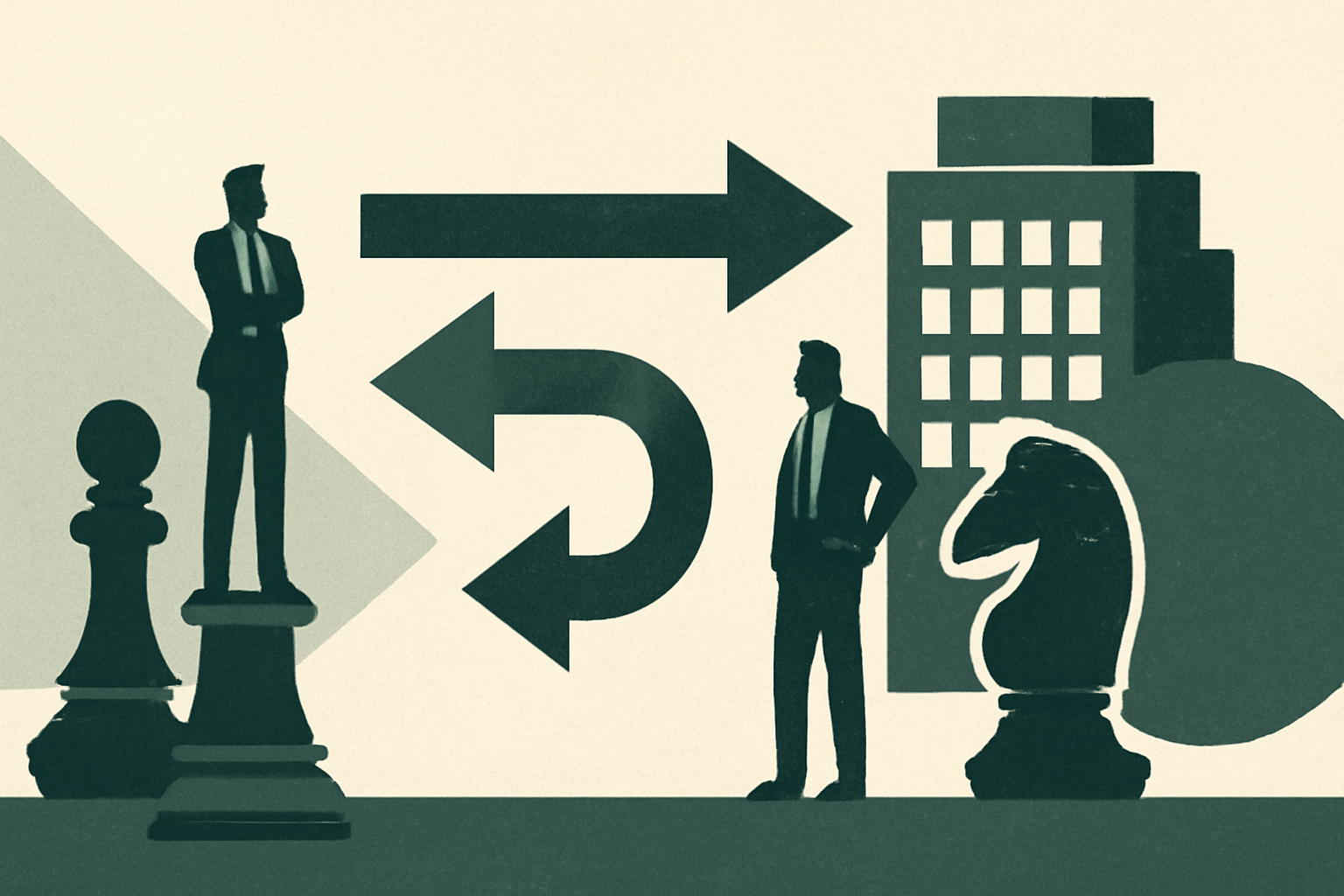 Conceptual illustration for Formal Non-Cooperative Game Theory and Corporate Business Strategy
